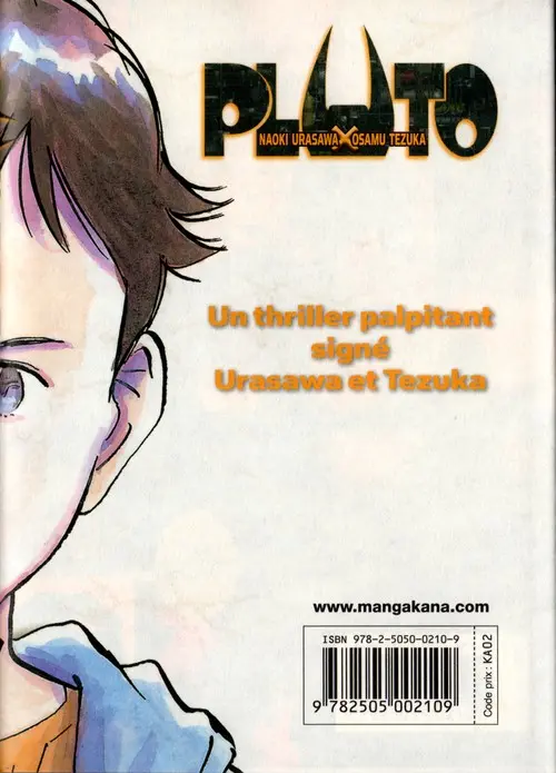 Verso de l'album Pluto 002