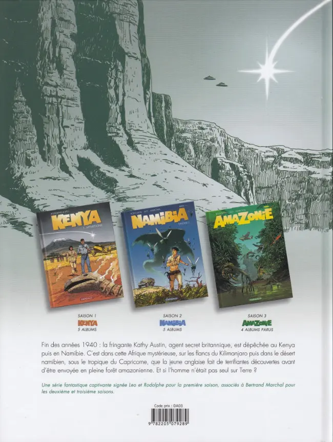 Verso de l'album Amazonie Épisode 4