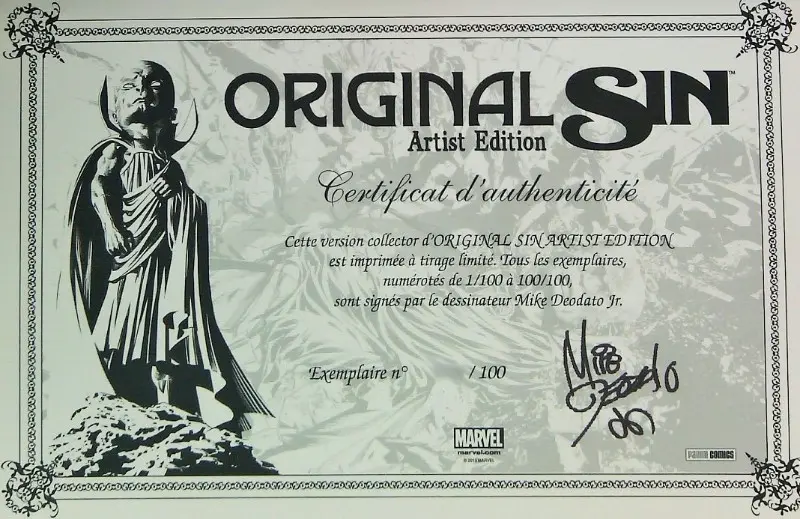 Autre de l'album Original Sin Tome 1 Artist Edition