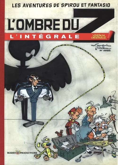 Couverture de l'album Spirou et Fantasio - L'intégrale Version Originale Tome 6 L'ombre du Z