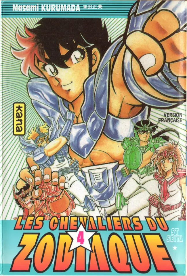Couverture de l'album Saint Seiya - Les Chevaliers du Zodiaque 4 Armures noires et combats sanglants