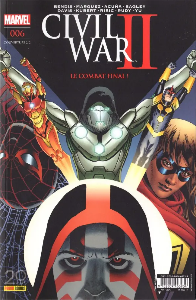 Couverture de l'album Civil War II Tome 006