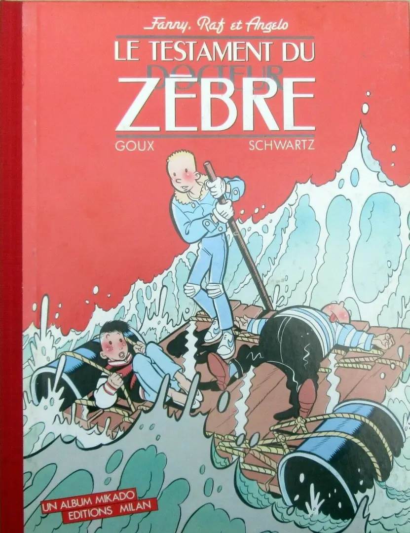 Couverture de l'album Fanny, Raf et Angelo Le testament du docteur zèbre