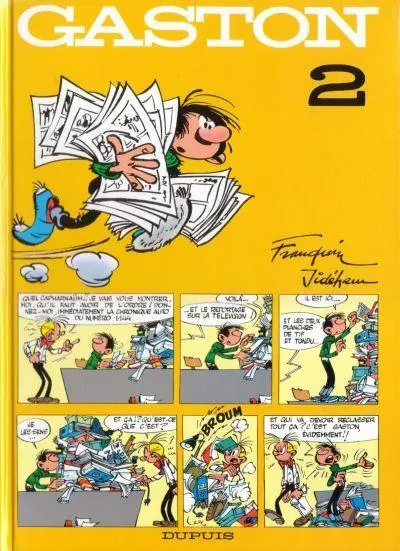 Couverture de l'album Gaston Tome 2 Édition spéciale 40e anniversaire