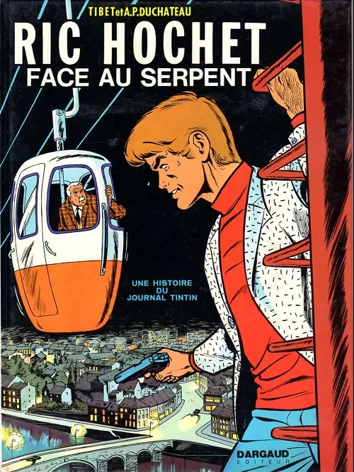 Couverture de l'album Ric Hochet Tome 8 Ric Hochet face au serpent