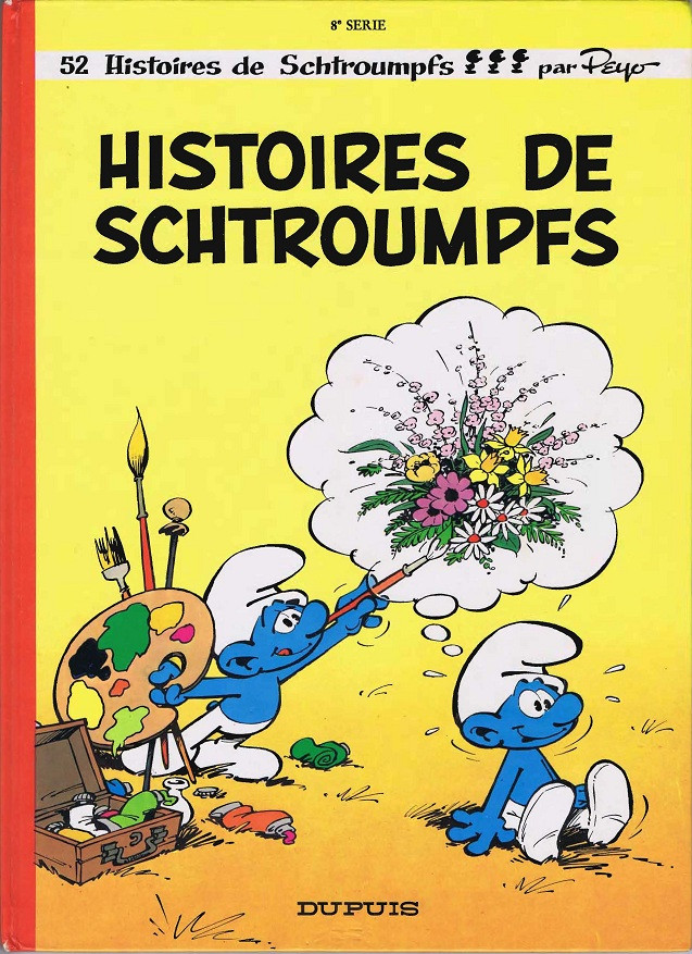 Couverture de l'album Les Schtroumpfs Tome 8 Histoires de Schtroumpfs