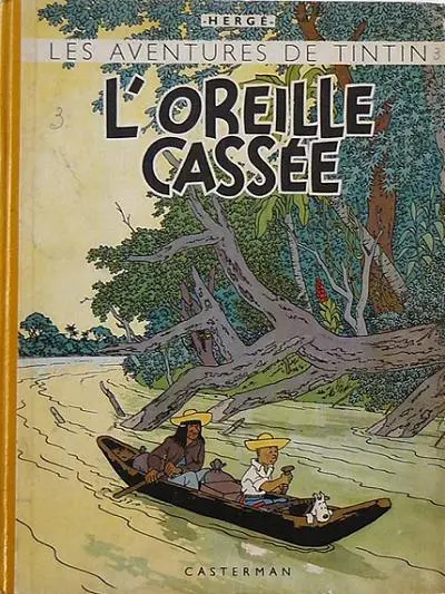 Couverture de l'album Tintin Tome 6 L'oreille cassée