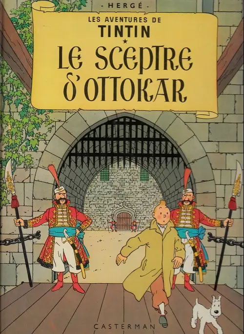 Couverture de l'album Tintin Tome 8 Le sceptre d'ottokar