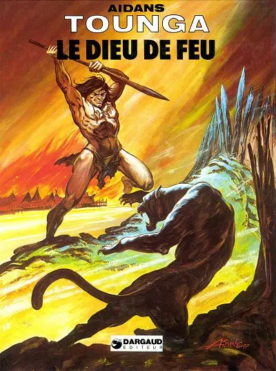 Couverture de l'album Tounga Tome 7 Le dieu de feu