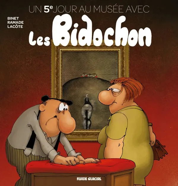 Couverture de l'album Un jour au musée avec les Bidochon 5 Un 5e jour au musée avec les Bidochons