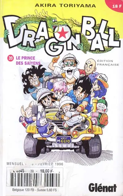 Couverture de l'album Dragon Ball Tome 39 Le prince des Saïyens