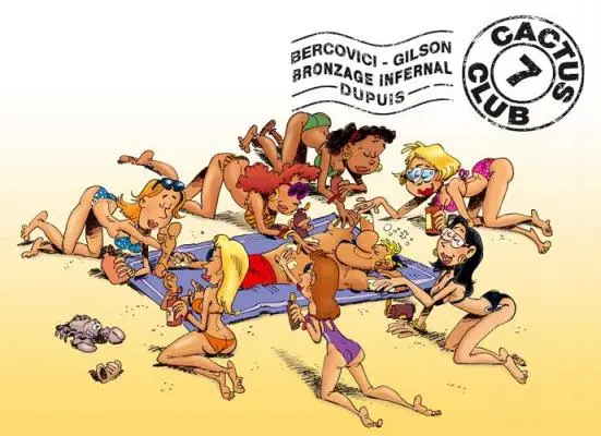 Couverture de l'album Cactus Club Tome 7 Bronzage infernal
