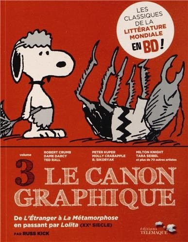 Couverture de l'album Le Canon graphique Tome 3 De L'Étranger à La Métamorphose en passant par Lolita (XXe siècle)