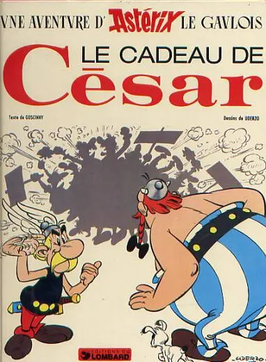 Couverture de l'album Astérix Tome 21 Le cadeau de César
