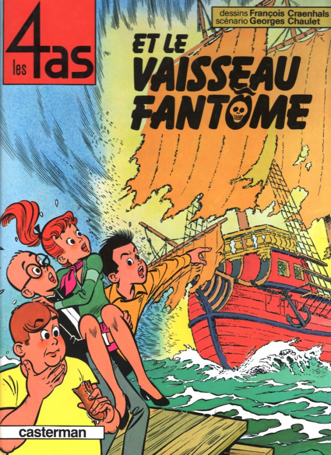 Couverture de l'album Les 4 as Tome 16 Les 4 as et la vaisseau fantôme