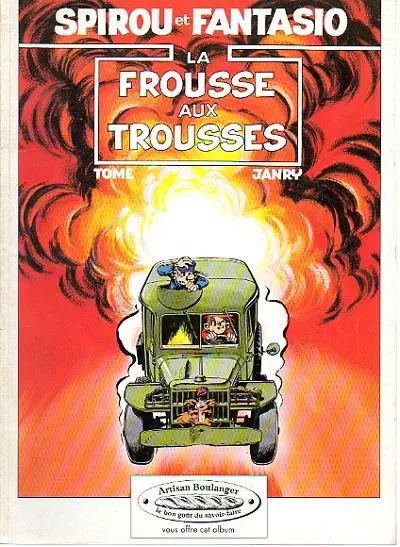 Couverture de l'album Spirou et Fantasio Tome 40 La frousse aux trousses