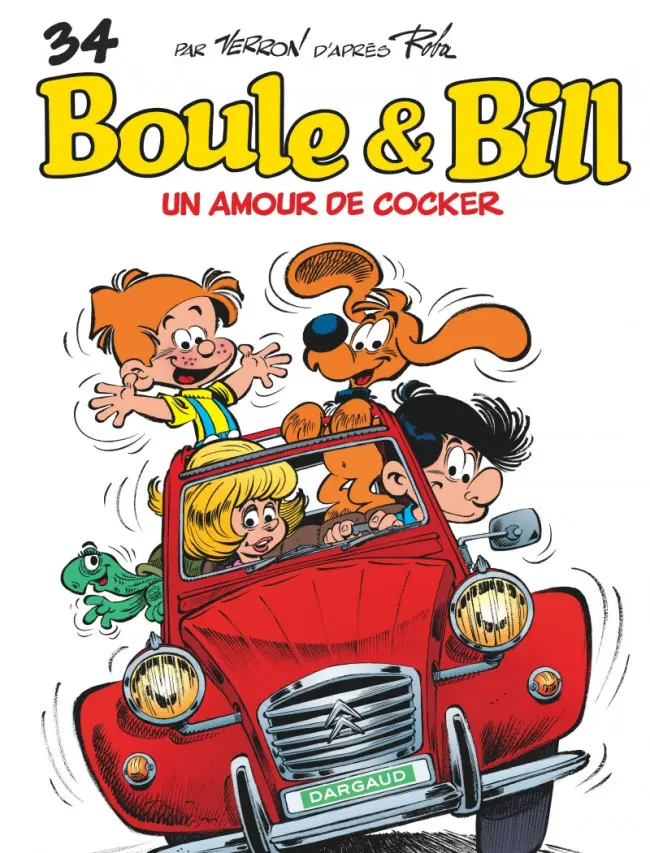 Couverture de l'album Boule & Bill Tome 34 Un amour de cocker
