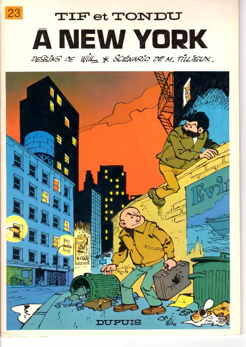 Couverture de l'album Tif et Tondu Tome 23 Tif et Tondu à New York