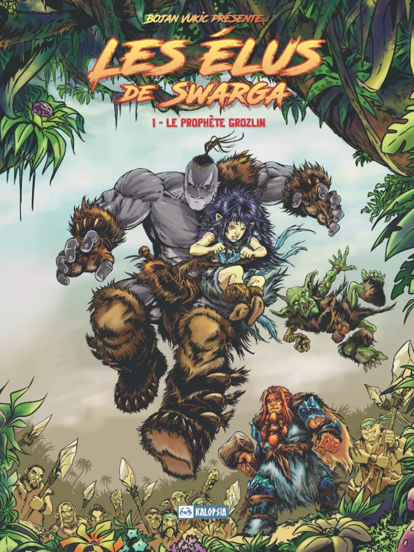 Couverture de l'album Les élus de Swarga 1 Le Prophète Grozlin