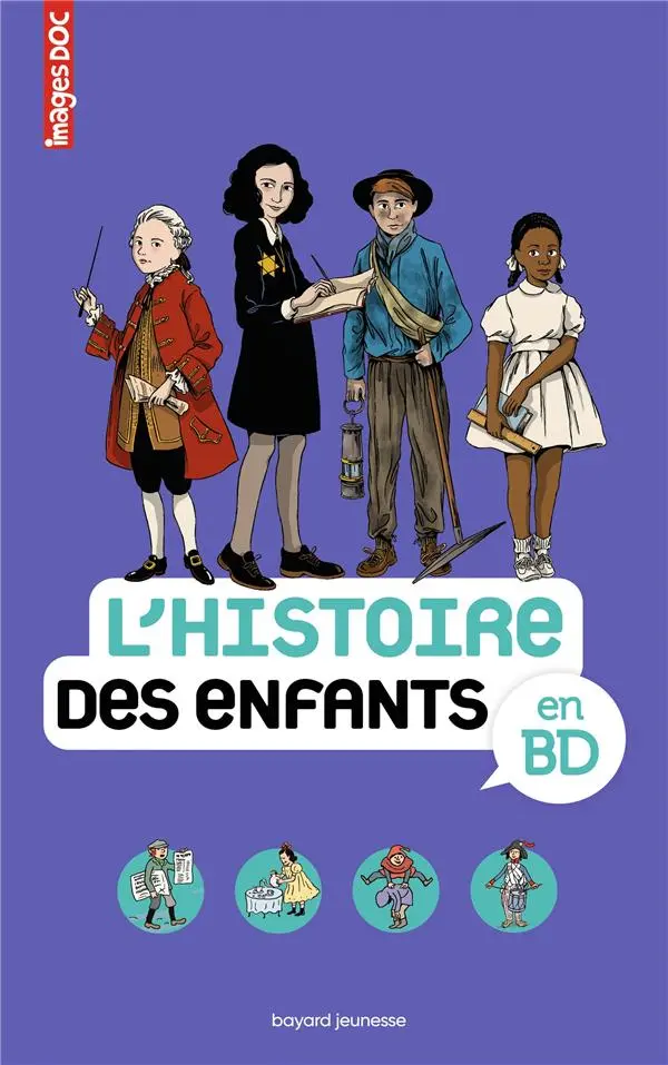 Couverture de l'album L'Histoire des enfants en BD