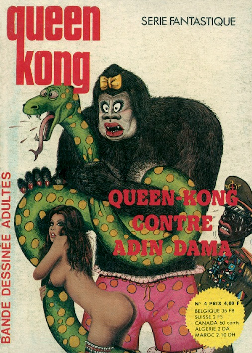 Couverture de l'album Queen Kong Tome 4 Queen-Kong contre Adin Dama