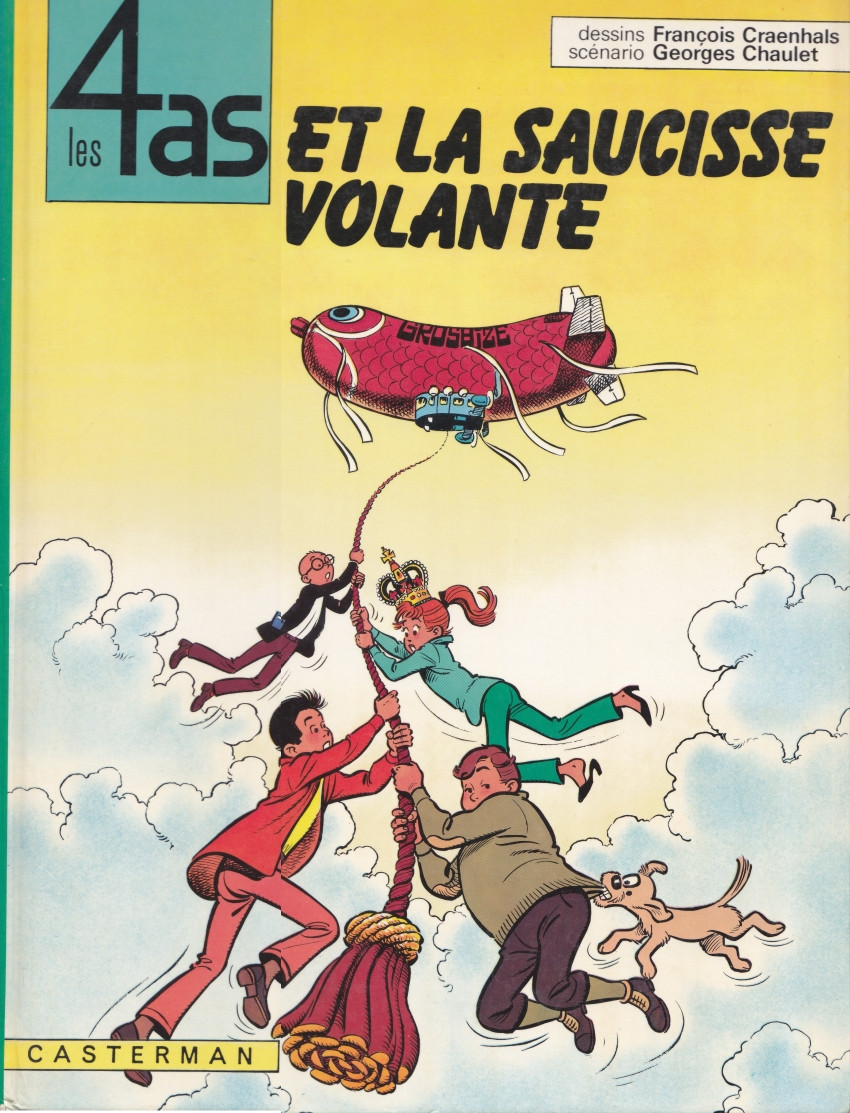 Couverture de l'album Les 4 as Tome 14 Les 4 as et la saucisse volante