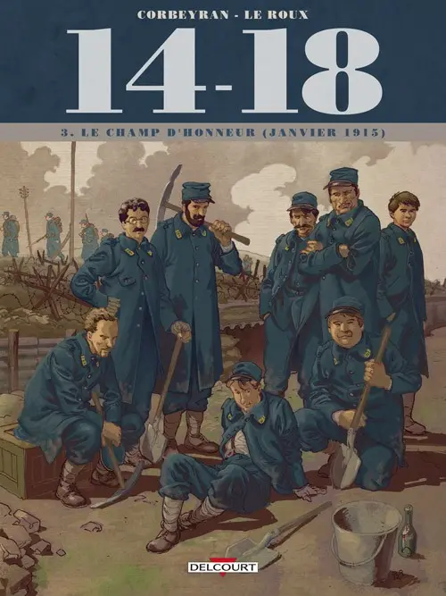 Couverture de l'album 14-18 Tome 3 Le champ d'honneur (janvier 1915)