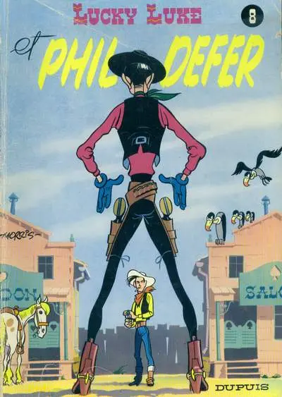 Couverture de l'album Lucky Luke Tome 8 Lucky Luke et Phil Defer