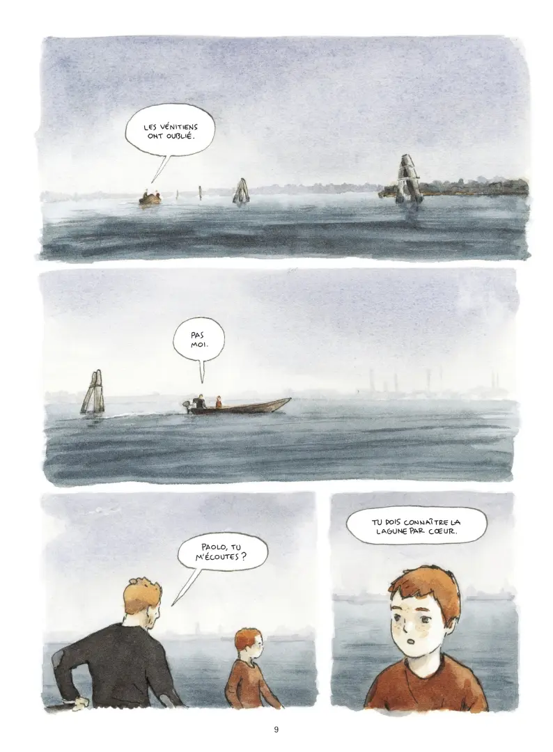 Planche de l'album Le passeur de lagunes