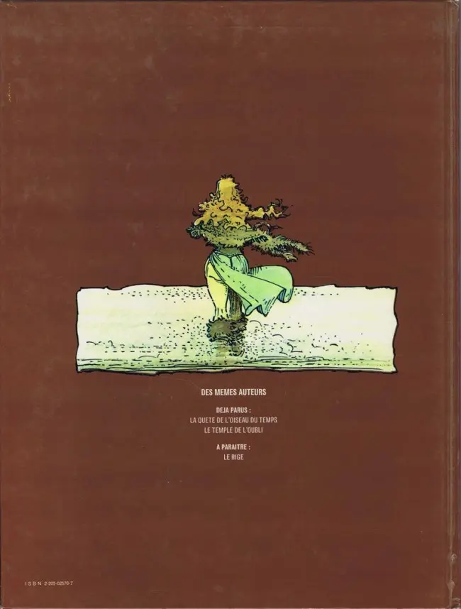 Verso de l'album La Quête de l'oiseau du temps Tome 2 Le temple de l'oubli