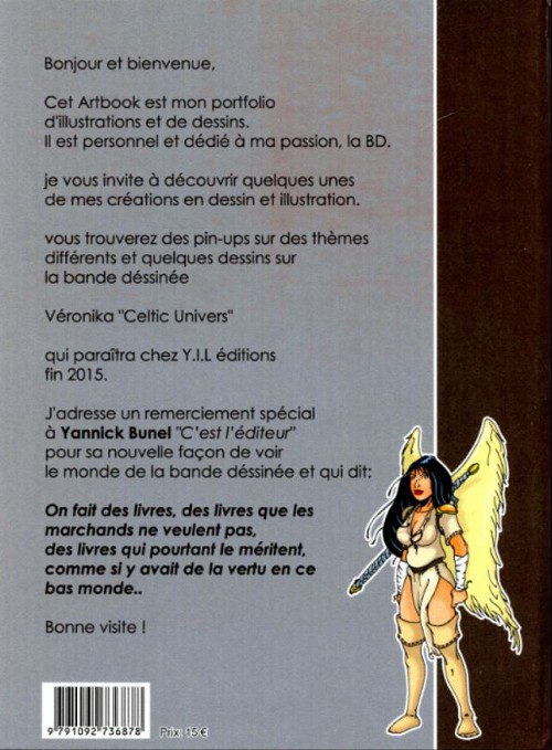 Verso de l'album Amédée Albi - Artbook