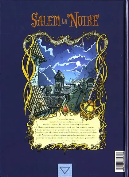 Verso de l'album Salem la noire Tome 2 Le diadème des Ames