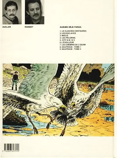 Verso de l'album Simon du Fleuve Tome 9 Naufrage - Tome 2