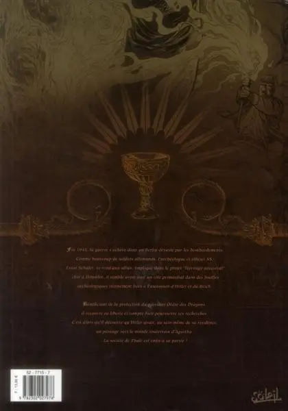 Verso de l'album L'Apogée des dragons Tome 2 Le Calice de Thulé