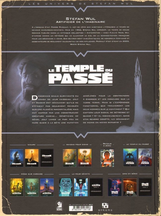 Verso de l'album Le Temple du passé Tome 2 Envol