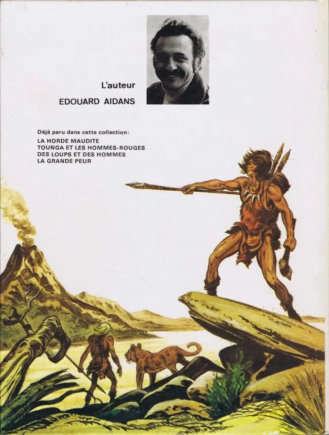 Verso de l'album Tounga Tome 4 La grande peur
