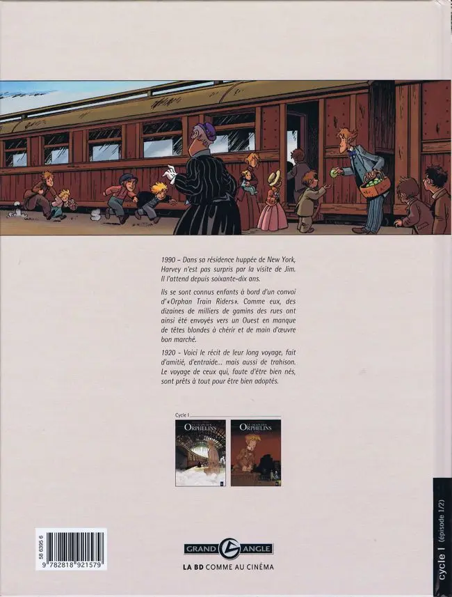 Verso de l'album Le Train des Orphelins Tome 1 Jim