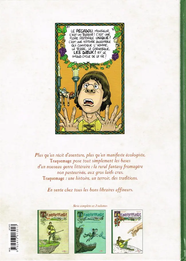 Verso de l'album Traquemage Tome 3 Entre l'espoir et le fromage