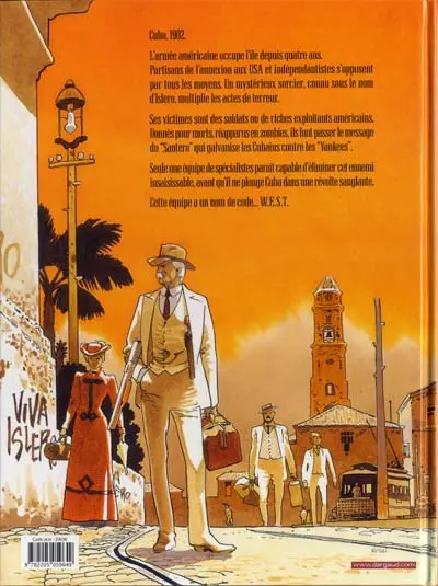 Verso de l'album W.E.S.T Tome 4 Le 46e État