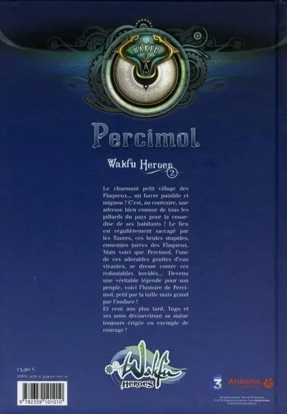 Verso de l'album Wakfu Heroes Tome 2 Percimol