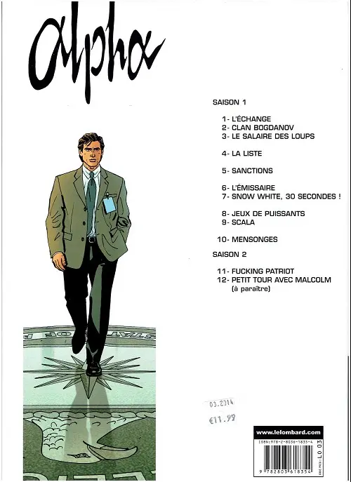 Verso de l'album Alpha Tome 7 Snow white, 30 secondes !