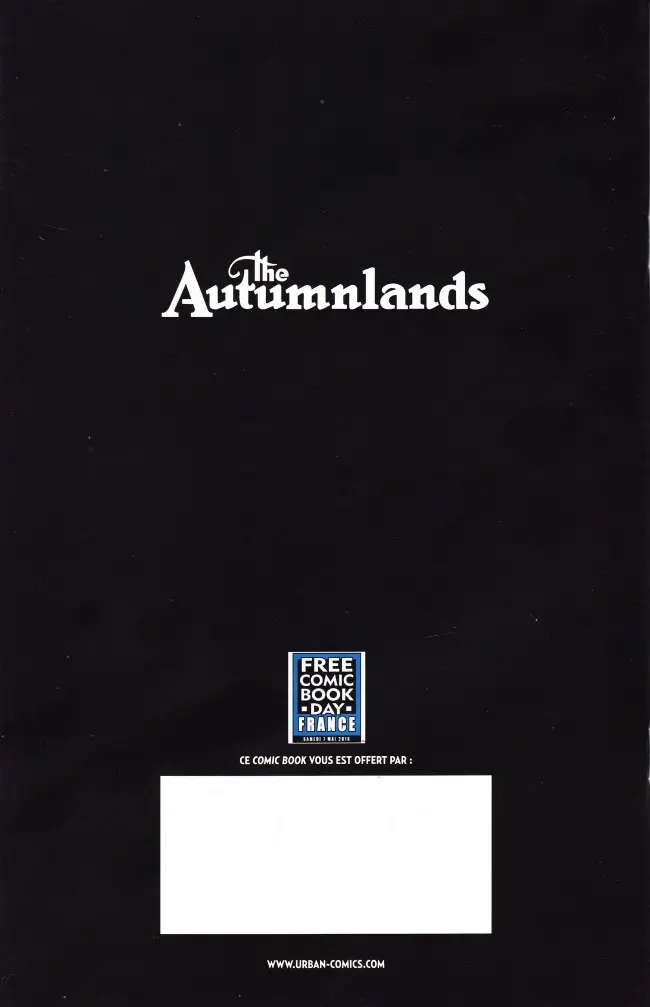 Verso de l'album The Autumnlands Tome 1 De griffes et de crocs