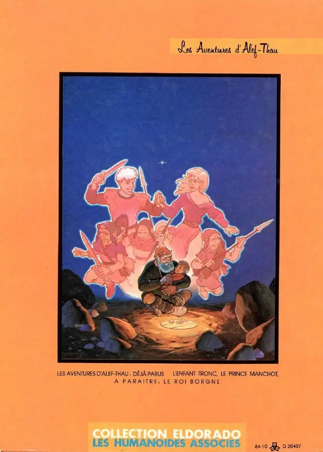 Verso de l'album Les aventures d'Alef-Thau Tome 2 Le prince manchot