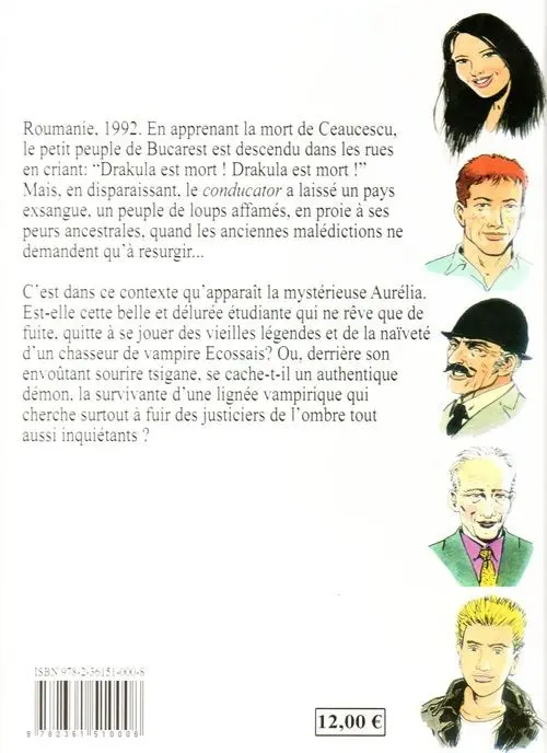 Verso de l'album Aurélia Tome 1 Le réveil d'une malédiction