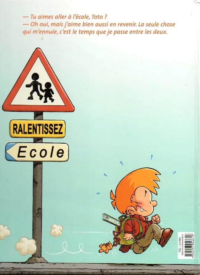 Verso de l'album Les Blagues de Toto Tome 8 L'élève dépasse le mètre