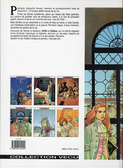 Verso de l'album Giacomo C. Tome 4 Le maître et son valet