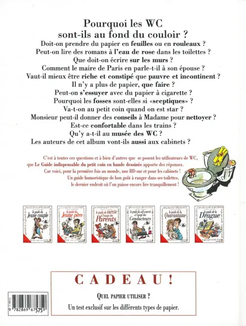 Verso de l'album Le Guide Tome 4 Le guide indispensable du petit coin