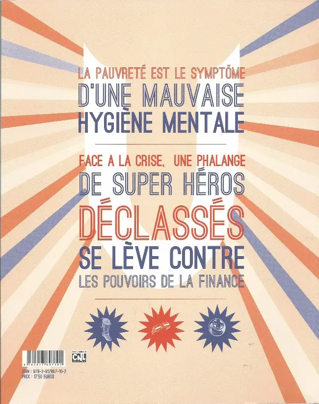 Verso de l'album Les aventures d'Ultra-Chômeur