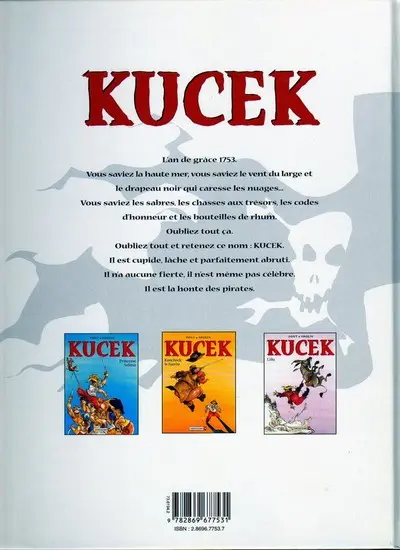 Verso de l'album Kucek Tome 3 L'élu