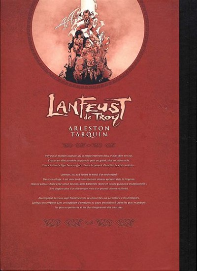 Verso de l'album Lanfeust de Troy Tome 4 Le paladin d'Eckmül